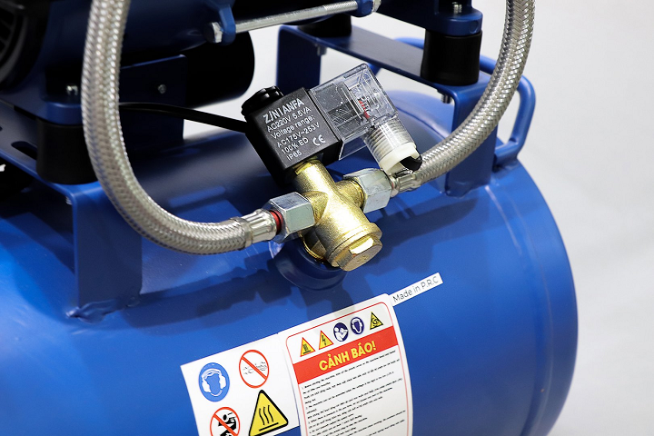 Máy Nén Khí Không Dầu 2HP 24L Hankil 24-2.0