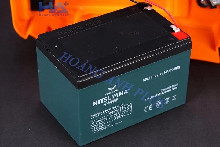 Bình Phun Xịt Điện Mitsuyama 20L TL-20TLS Bơm Đôi Platinum