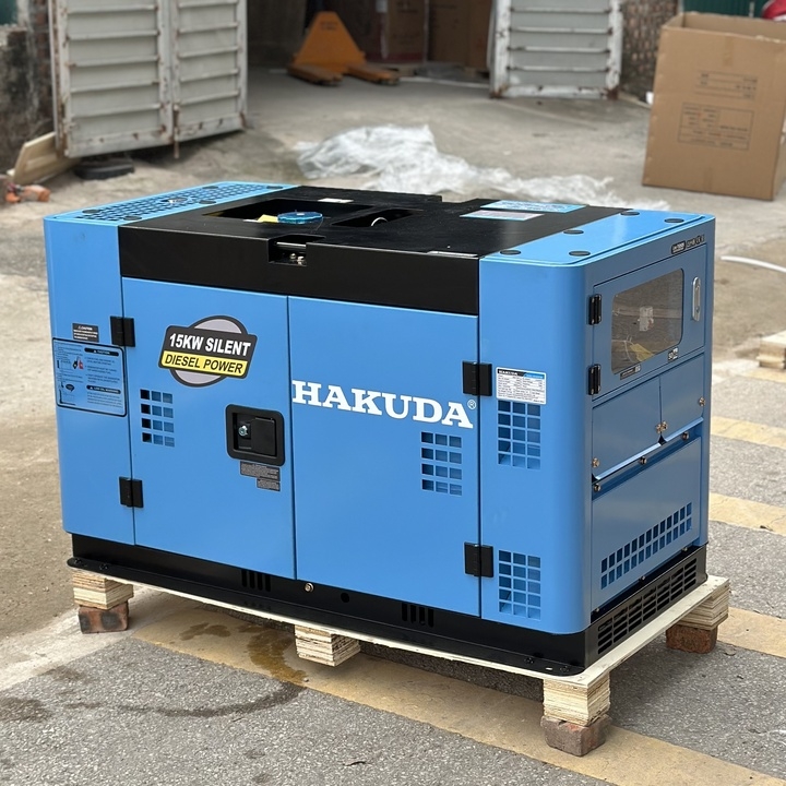 Máy Phát Điện Chạy Dầu Hakuda 15KW HKD15KP1 Siêu Cách Âm