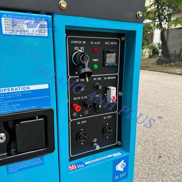 Máy Phát Điện Chạy Dầu 5Kw Yamanisan YM6800T/Y