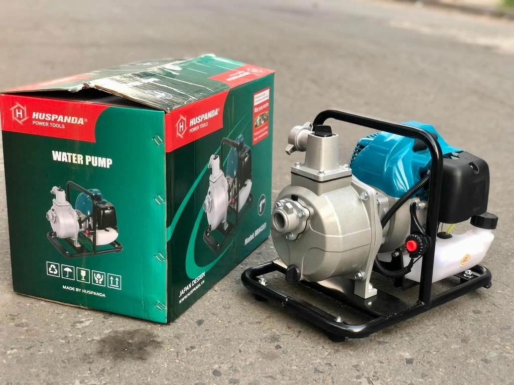 Máy Bơm Nước Chạy Xăng 2 Thì 1500W Huspanda HBN 4301