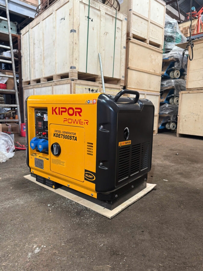 Máy Phát Điện Chạy Dầu 5.5KW Kipor KDE7500STA