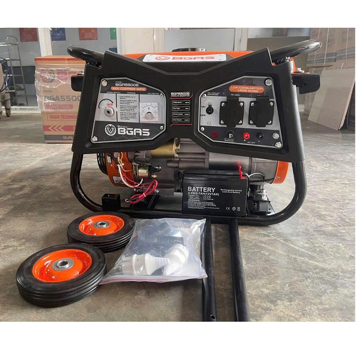 Máy Phát Điện Chạy Xăng 3.5KW Bgas BGA5500E Đề Nổ