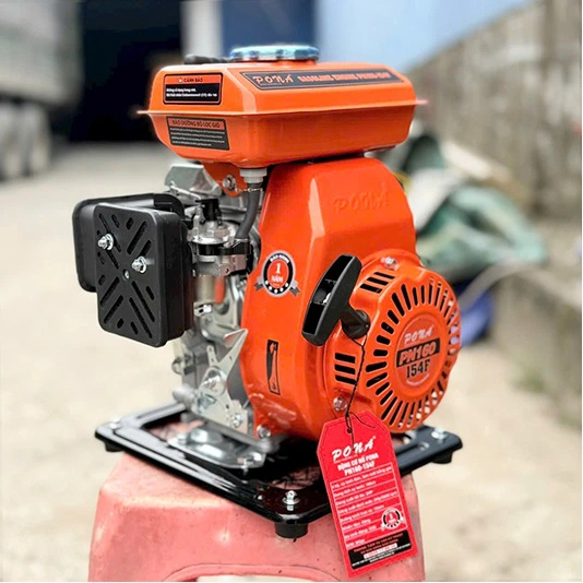 Máy Nổ Pona PN160-154F Cam Chạy Xăng 4 Thì