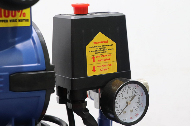 Máy Nén Khí Không Dầu 2HP 24L Hankil 24-2.0