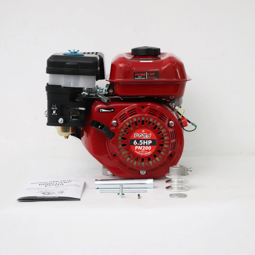 Động Cơ Pona 6.5HP PN200-65DX Chạy Xăng Cốt Xéo