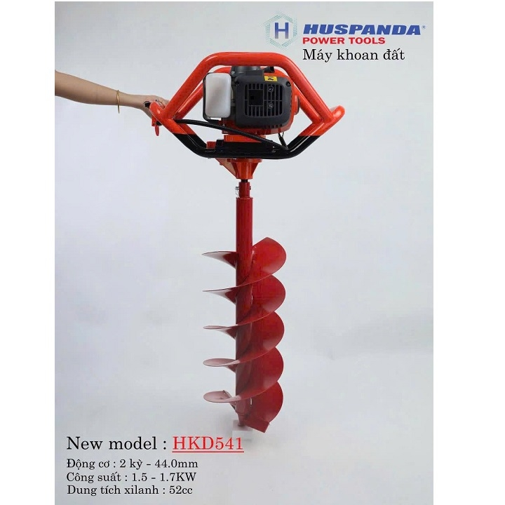 Máy Khoan Đất Huspanda 1.7KW HKD541