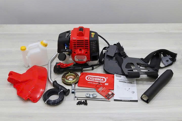 Máy Cắt Cỏ Chạy Xăng 2 Thì 2.3KW Oshima 568D
