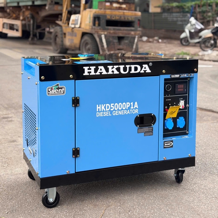 Máy Phát Điện 5KW Chạy Dầu Hakuda HKD5000P1A
