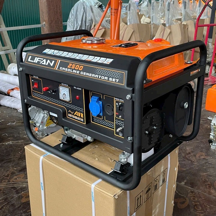 Máy Phát Điện 2Kw Chạy Xăng Lifan LF2500