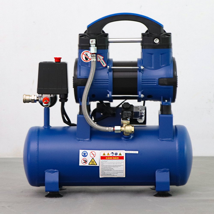 Máy Nén Khí Không Dầu 1.5HP 12L Hankil 12-1.5