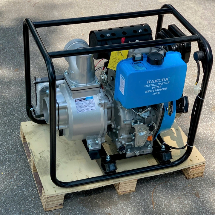 Máy Bơm Nước Chạy Dầu Diesel 6.3KW Hakuda HKD6300MBN100E