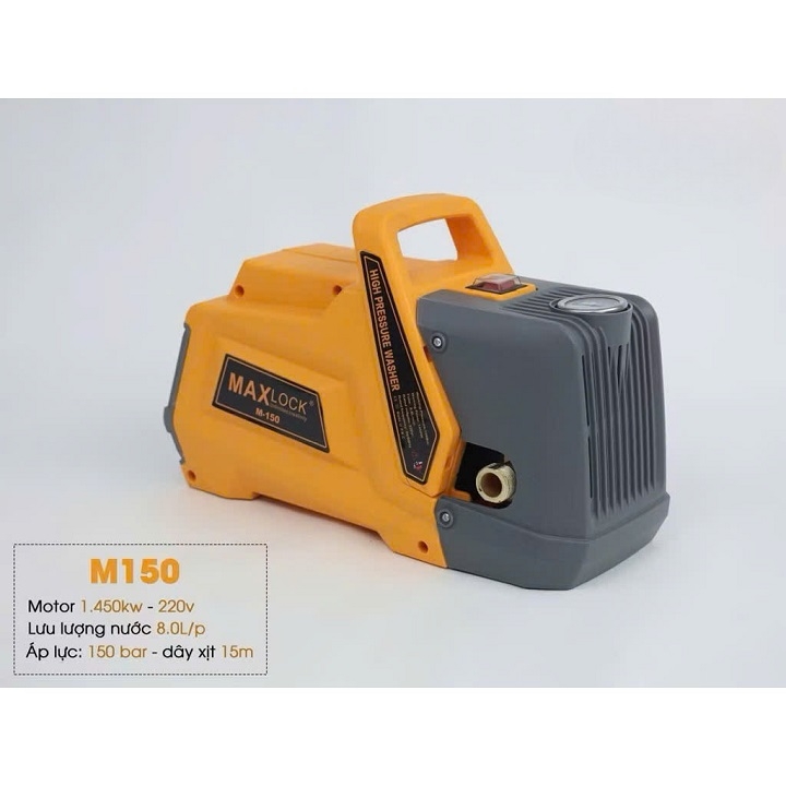 Máy Rửa Xe 1450W Gia Đình Maclock M150