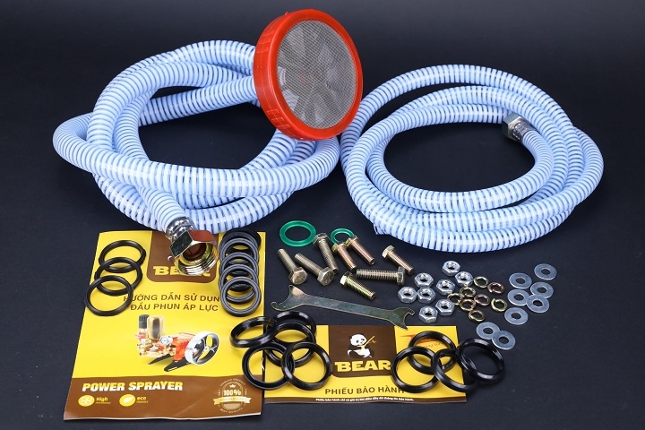 Đầu Phun Xịt Áp Lực 2HP Bear BE-49CP Piston Sứ