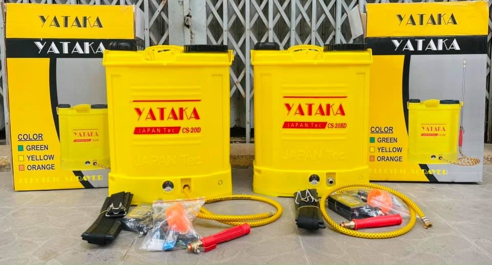 Bình Phun Xịt Điện Yataka 20L CS-20BD Bơm Đôi