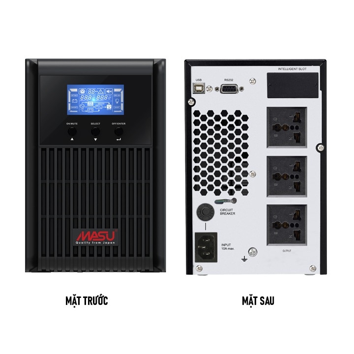 Bộ Lưu Điện UPS Masu Online 2000VA/1800W MS-2K LCD