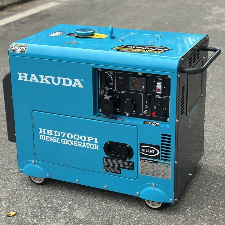 Máy Phát Điện Chạy Dầu Hakuda 7KW HKD7000P1
