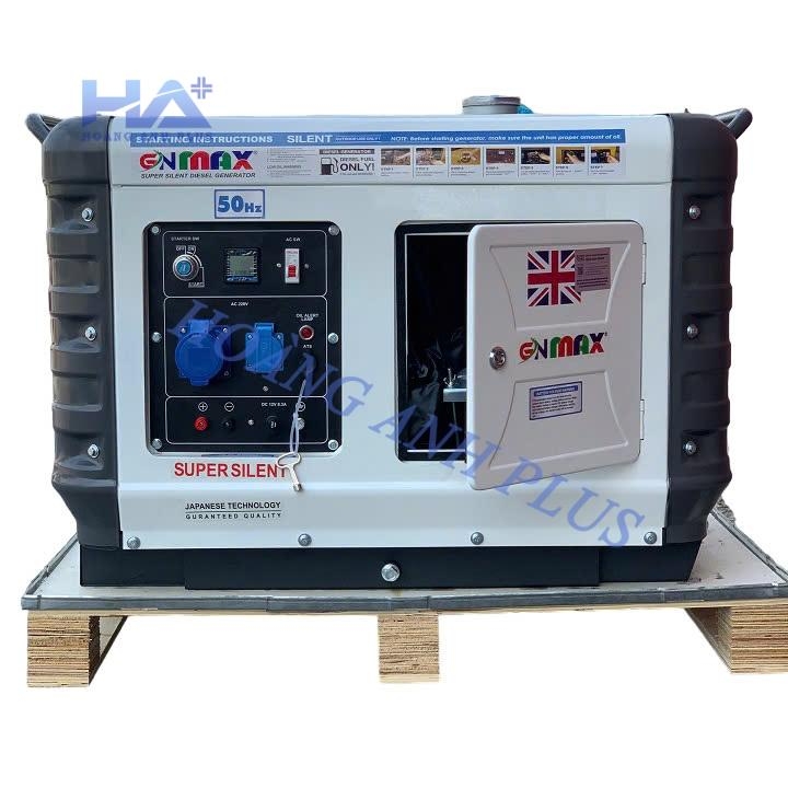 Máy Phát Điện Chạy Dầu 8Kw Gnmax GN9500DT Siêu Cách Âm