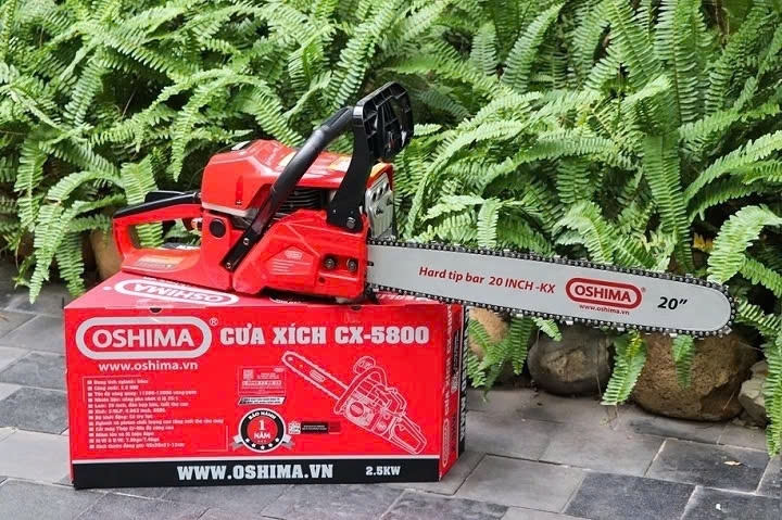 Máy Cưa Xích 2 Thì 2.5KW Oshima CX-5800