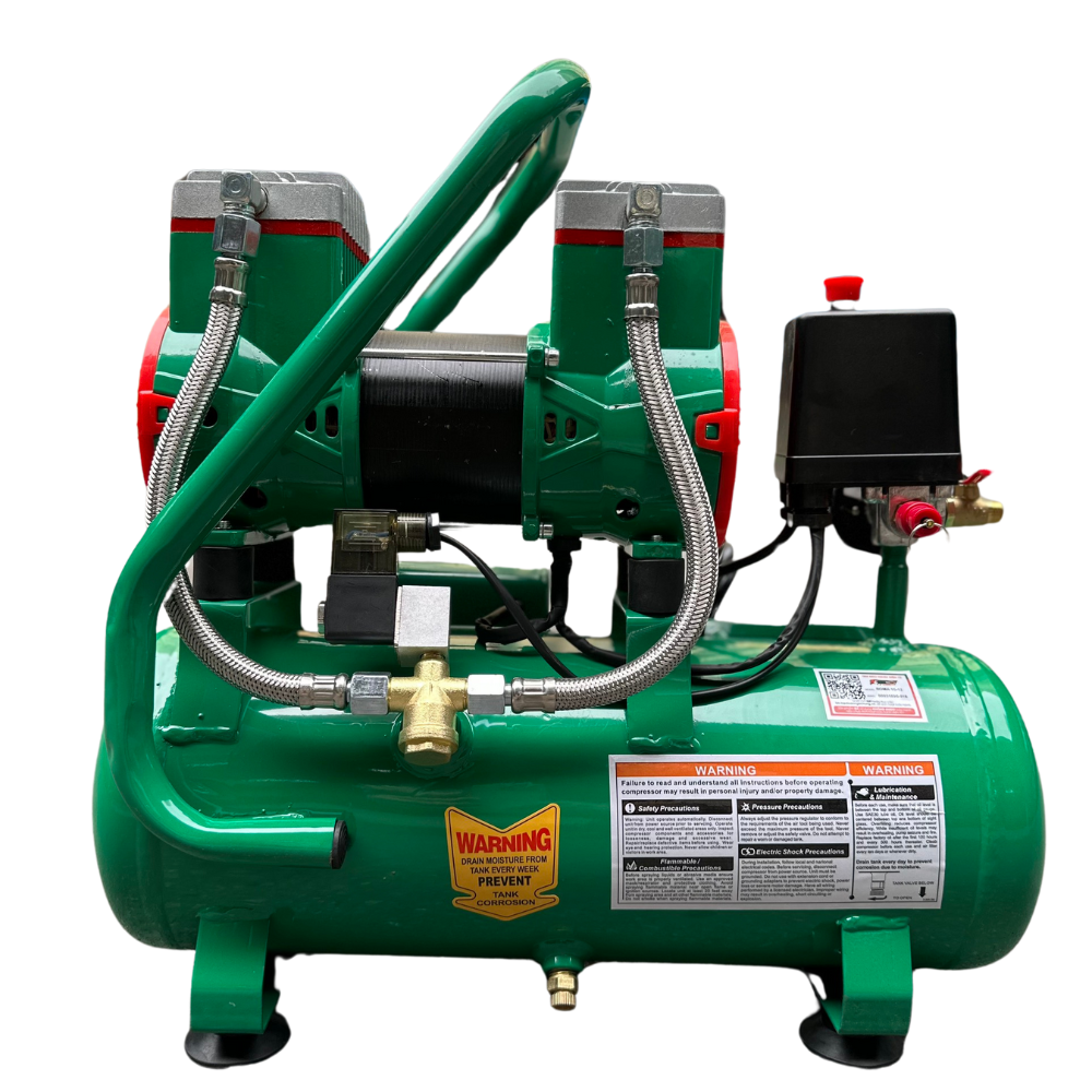 Máy Nén Khí Không Dầu Lên Hơi Nhanh Romano 1.5HP 12L ROMA15-12 12L