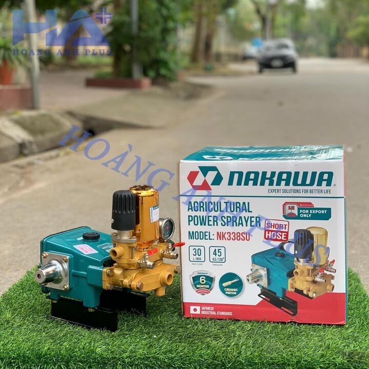 Đầu Phun Xịt Áp Lực Nakawa NK-338SU Piston Sứ 1HP