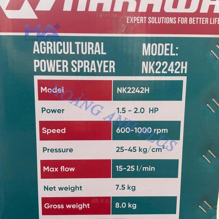 Đầu Xịt Áp Lực Nakawa 2HP NK-2242H