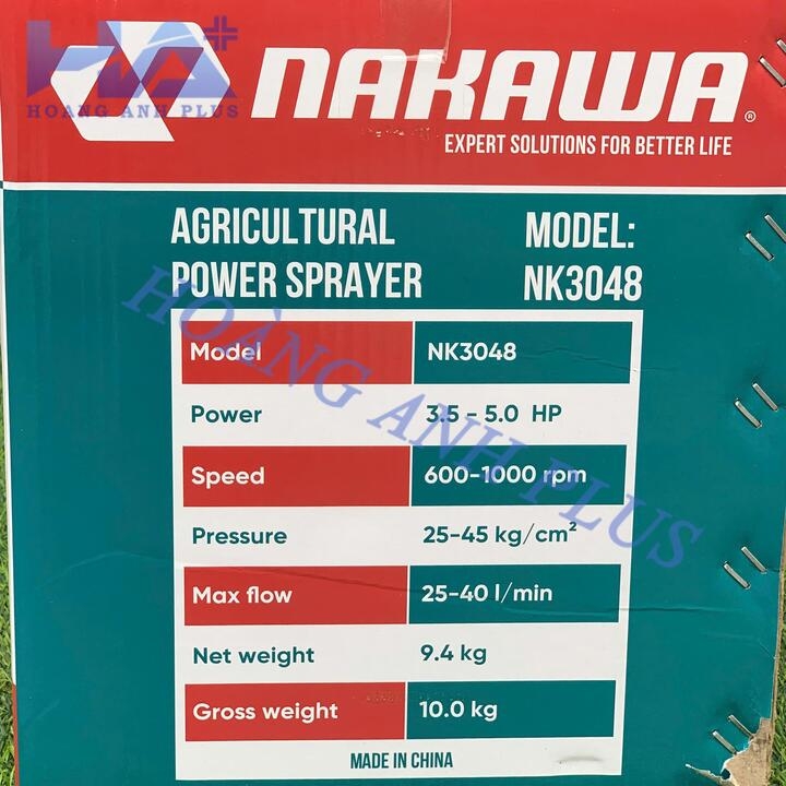 Đầu Xịt Áp Lực Nakawa 5HP NK-3048