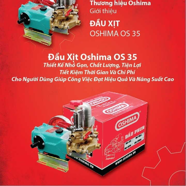 Đầu Xịt Áp Lực Oshima 1HP OS-35