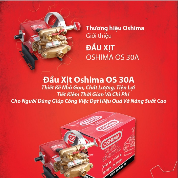 Đầu Xịt Áp Lực Oshima 2HP OS-30A
