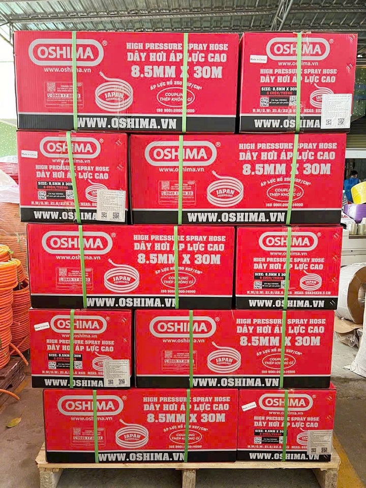 Dây Phun Xịt Áp Lực Oshima 8.5mmx15m Vàng