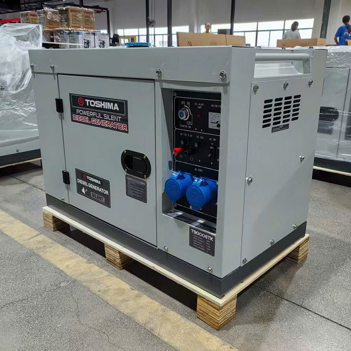 Máy Phát Điện Chạy Dầu 9KW Toshima T100E