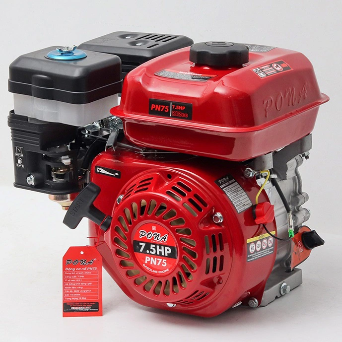 Máy Nổ Pona 7.5HP PN75 Chạy Xăng