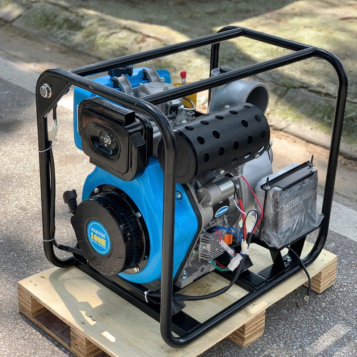 Máy Bơm Nước Chạy Dầu Diesel 6.3KW Hakuda HKD6300MBN100E