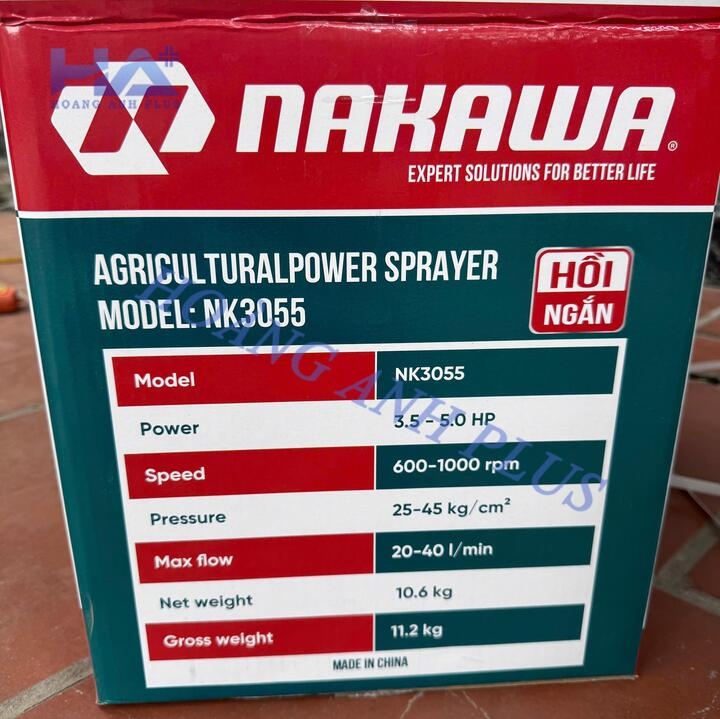 Đầu Xịt Áp Lực Nakawa 5HP NK-3055H