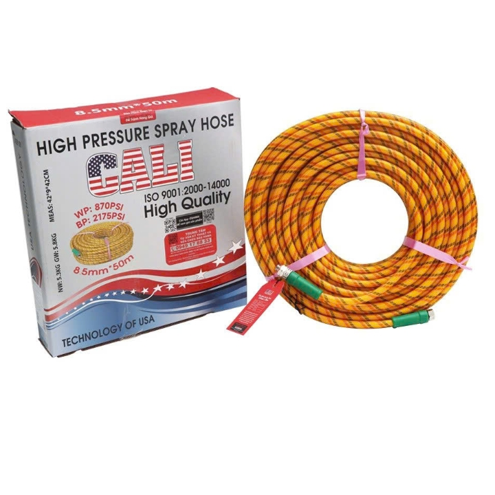 Dây Phun Xịt Áp Lực Cali 8.5mm 50m
