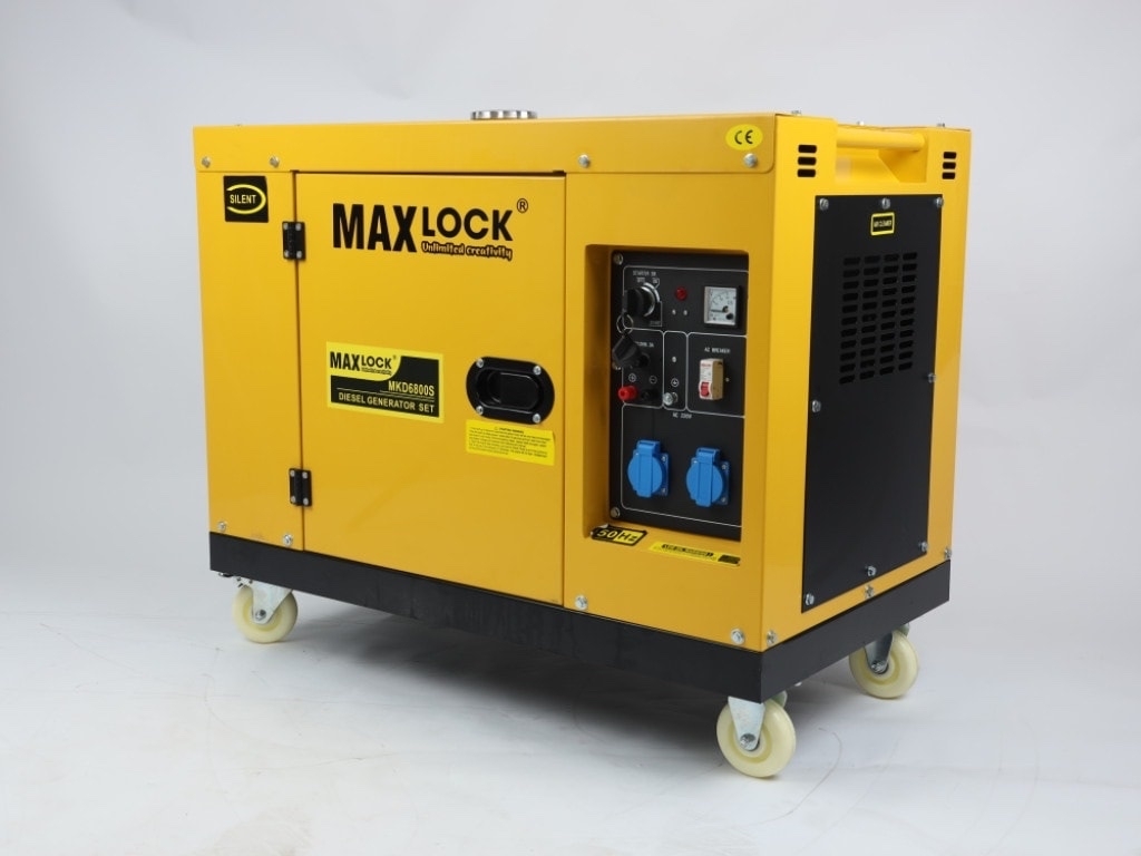 Máy Phát Điện 7.5KW Maxlock MKD9800S Chạy Dầu