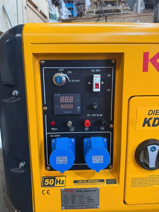 Máy Phát Điện Chạy Dầu 5.5KW Kipor KDE7500STA