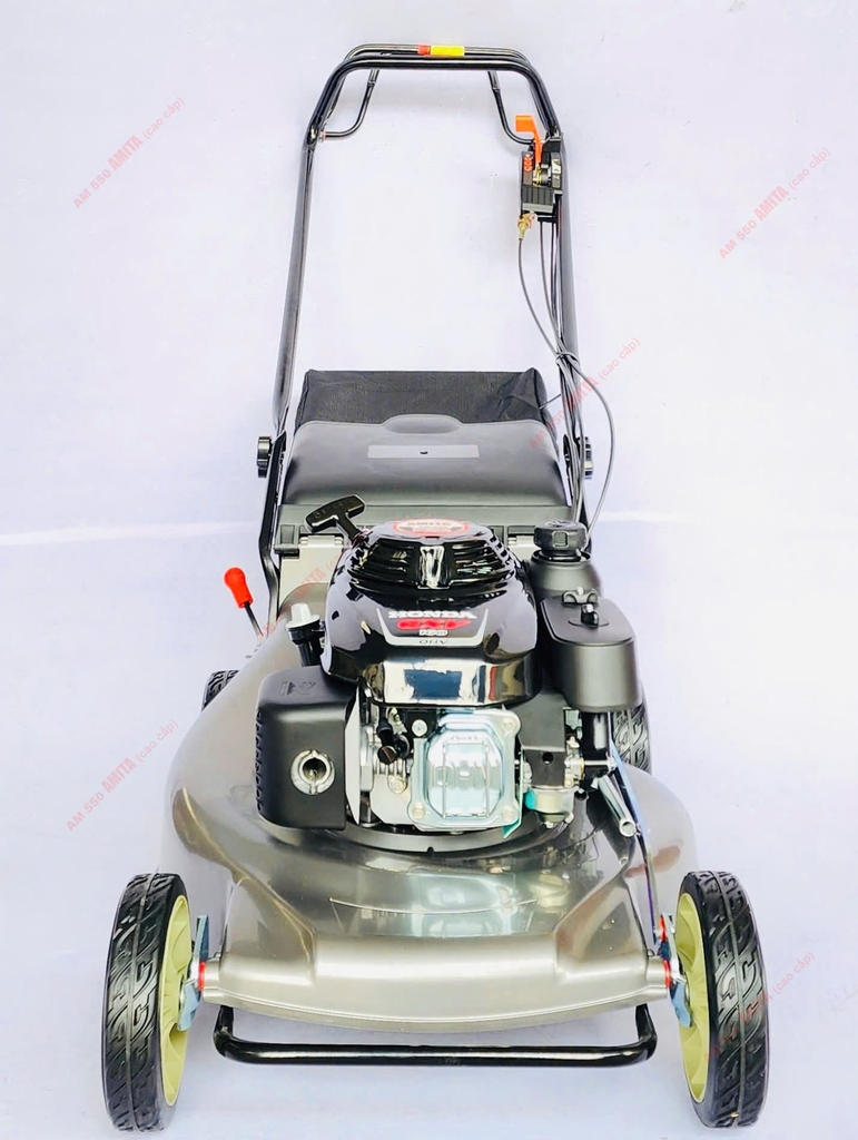 Máy Cắt Cỏ Đẩy Tay Tự Hành Honda GX160 Amita AM-550 4.4HP Cao Cấp