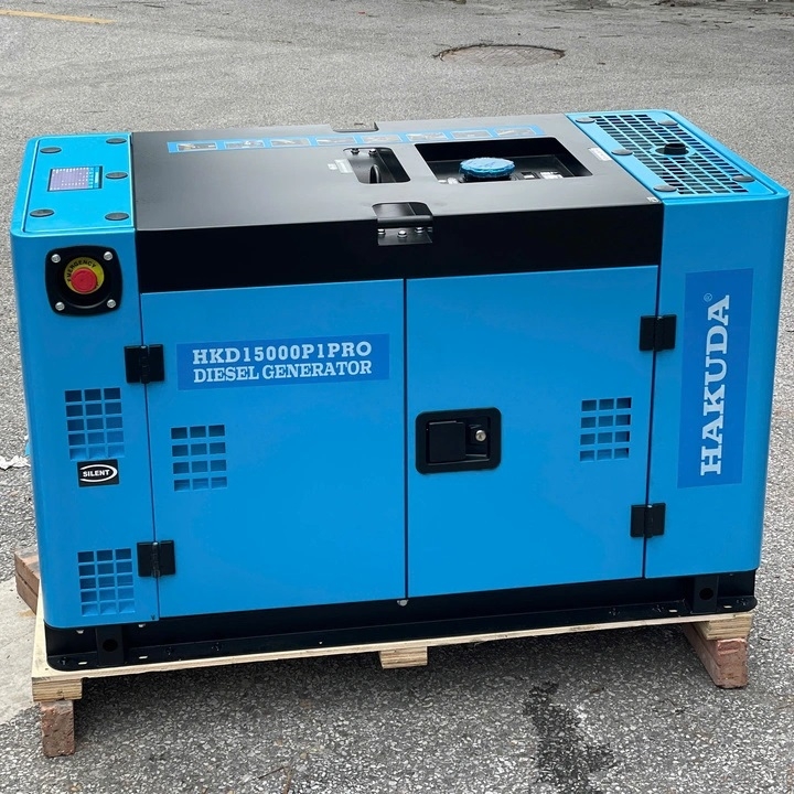 Máy Phát Điện Chạy Dầu 15KW Hakuda HKD15000P1PRO Siêu Cách Âm
