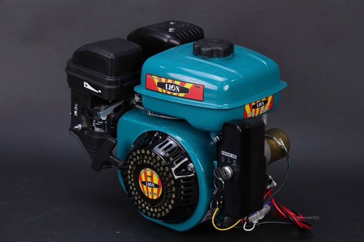 Động Cơ Chạy Xăng 7.5HP Lion LN-230E Có Đề