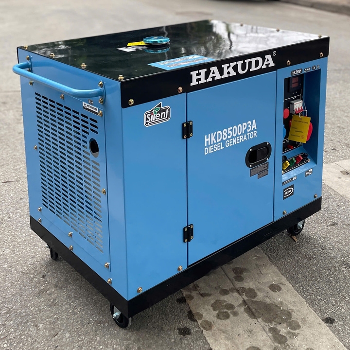 Máy Phát Điện Chạy Dầu 8KW Hakuda HKD8500P3A 3 Pha