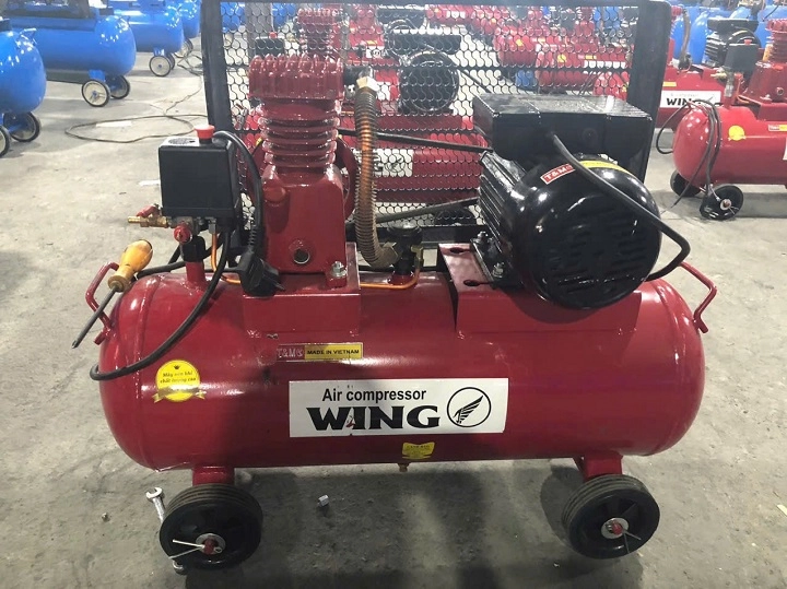 Máy Nén Khí Dây Đai 1HP 50L Wing TW-V-0.1/8-50L