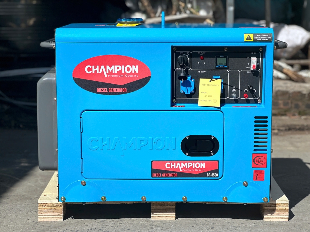 Máy Phát Điện Chạy Dầu 7KW Champion CP-8500