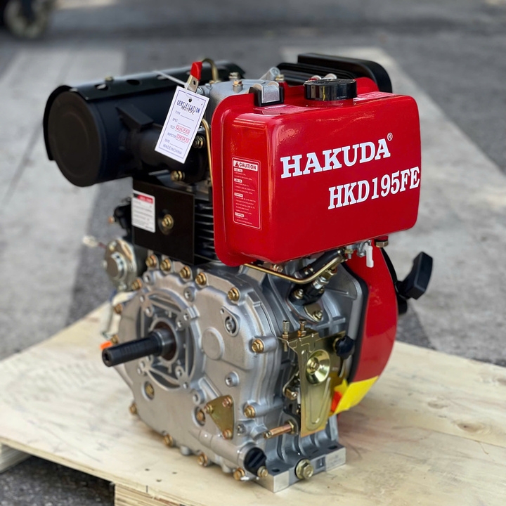 Động Cơ Dầu Hakuda 12.5HP HKD195FE Có Đề