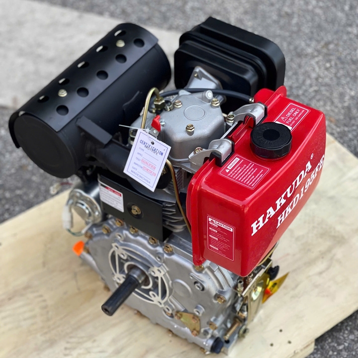 Động Cơ Dầu Hakuda 12.5HP HKD195FE Có Đề