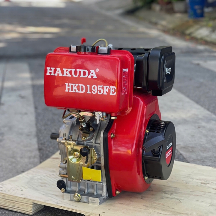 Động Cơ Dầu Hakuda 12.5HP HKD195FE Có Đề