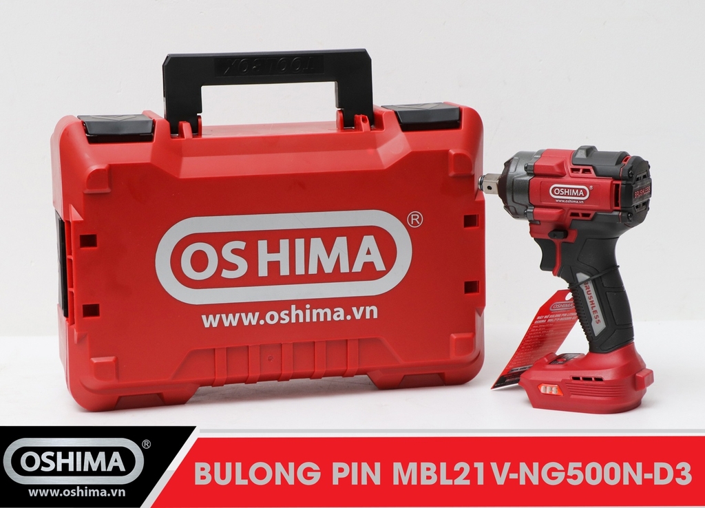 Máy Mở Bu Lông Pin Lithium Oshima MBL21V-NG500N-D3