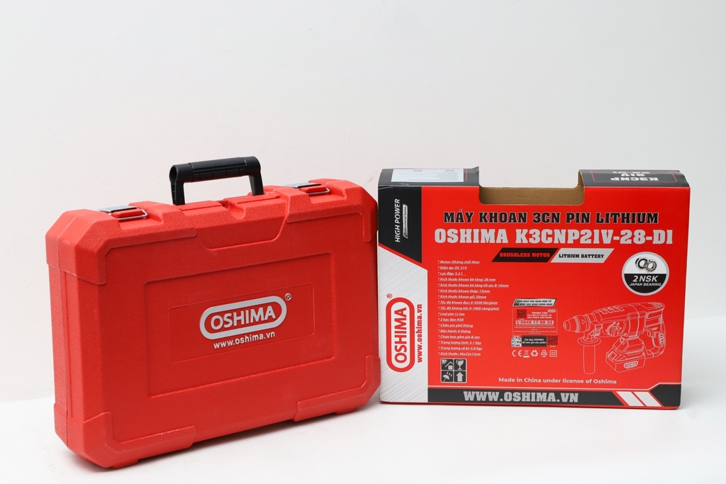 Máy Khoan 3CN Pin Lithium Oshima K3CNP21V-28-D1