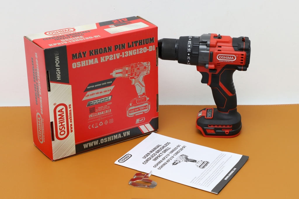 Máy Khoan Pin Oshima KP21V-13NG120-D1