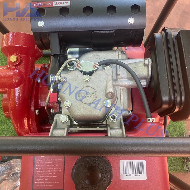 Máy Bơm Nước Chạy Dầu Cao Áp Koop 6.6Kw KDP80CBE